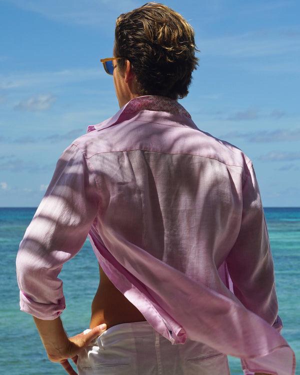 Pink House Mustique Linen Shirt