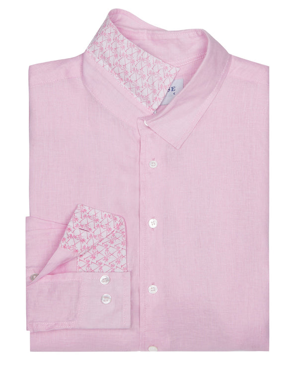 pink house mustique Linen Shirt