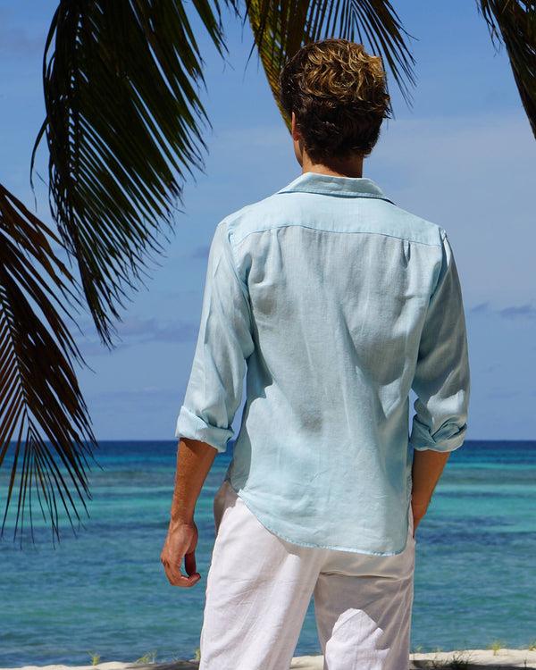 Pink House Mustique Linen Shirt