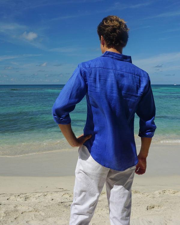 Pink House Mustique Linen Shirt