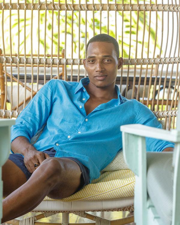 Pink House Mustique Linen Shirt