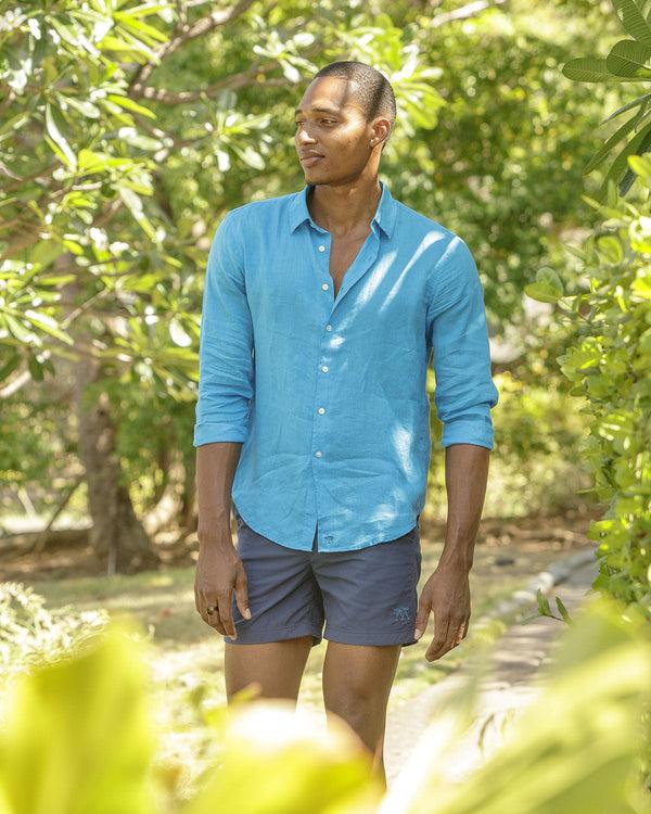 Pink House Mustique Linen Shirt