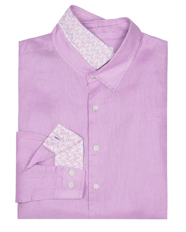 pink house mustique Linen Shirt