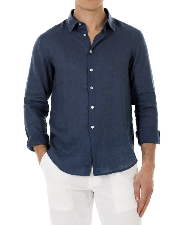 Pink House Mustique Linen Shirt