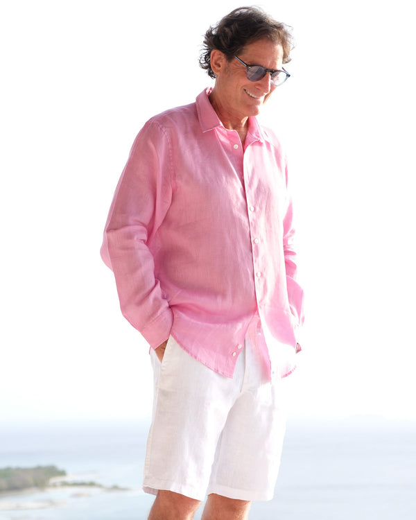 Pink House Mustique Linen Shirt