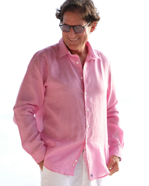 Pink House Mustique Linen Shirt