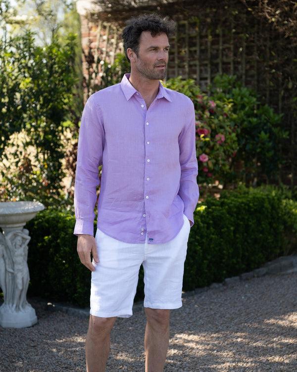 Pink House Mustique Linen Shirt