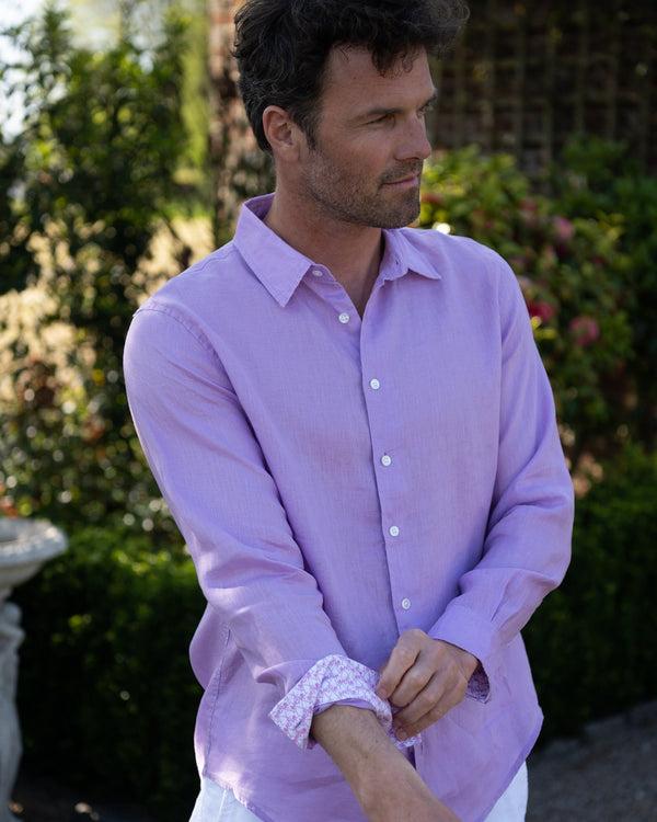 Pink House Mustique Linen Shirt