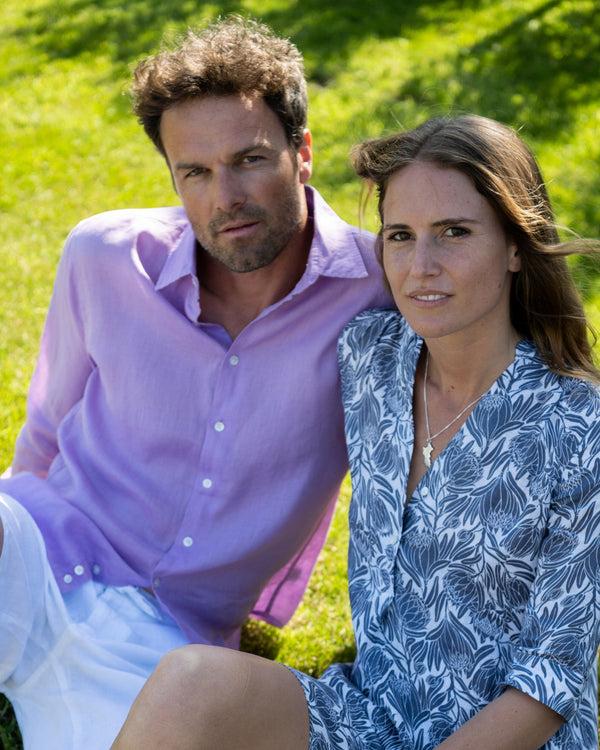 Pink House Mustique Linen Shirt