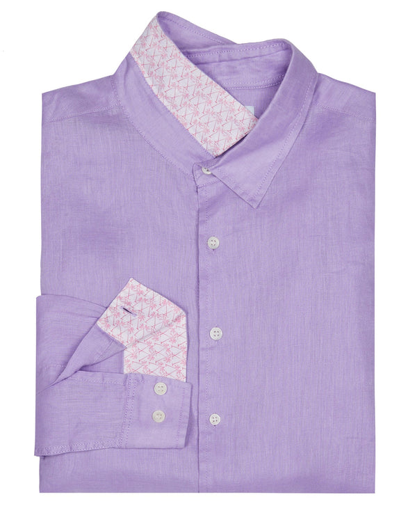 pink house mustique Linen Shirt