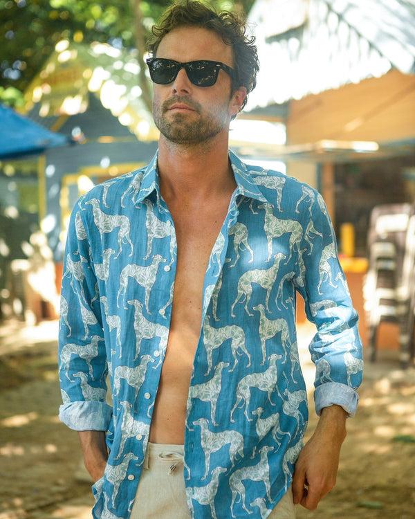 Pink House Mustique Linen Shirt LURCHER