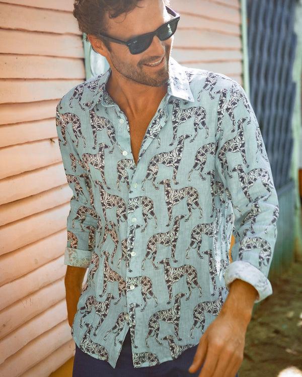 Pink House Mustique Linen Shirt LURCHER