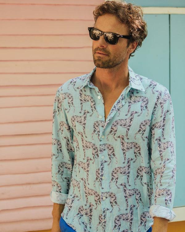 Pink House Mustique Linen Shirt LURCHER