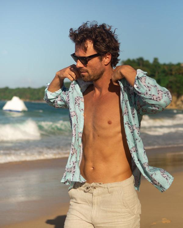 Pink House Mustique Linen Shirt LURCHER