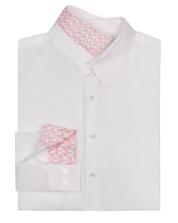 pink house mustique Linen Shirt