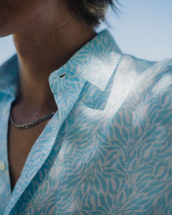 Pink House Mustique Linen Shirt SEALEAF