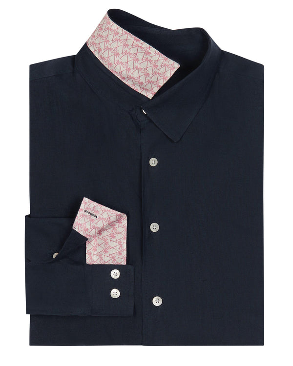 pink house mustique Linen Shirt