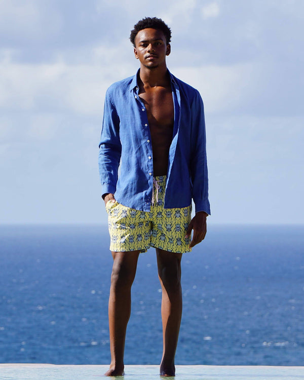 Pink House Mustique Linen Shirt