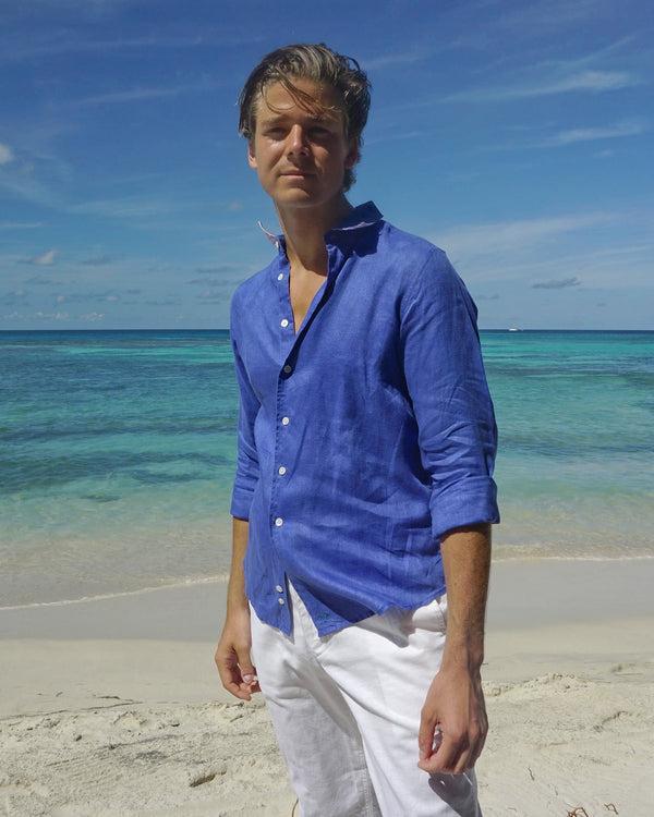 Pink House Mustique Linen Shirt