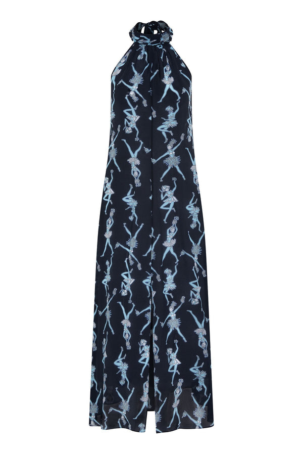 Pink House Mustique Silk Dena Dress FRUIT PUNCH