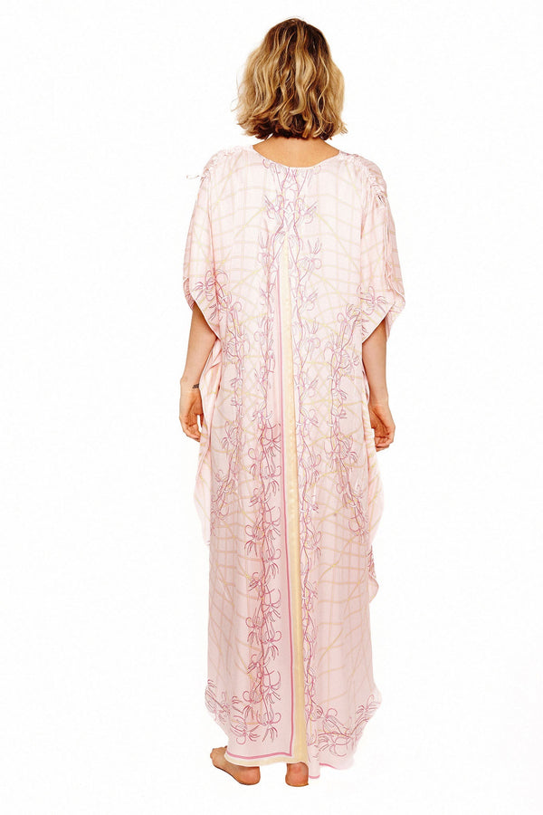 Pink House Mustique Silk Julia Kaftan SPIDERLILY