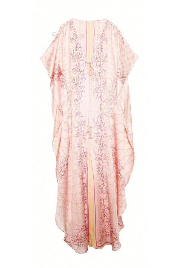 Pink House Mustique Silk Julia Kaftan SPIDERLILY