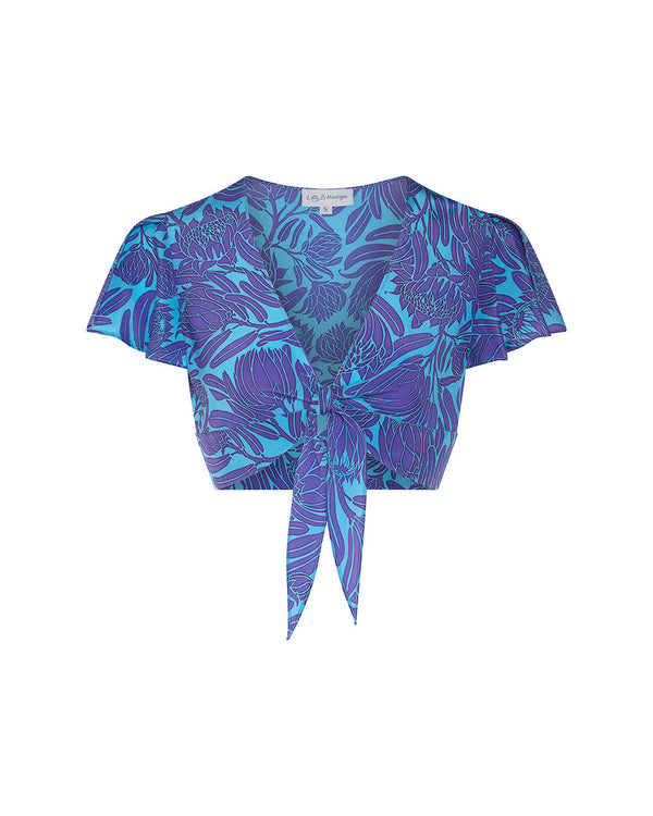 Pink House Mustique Silk Lyla Top PROTEA