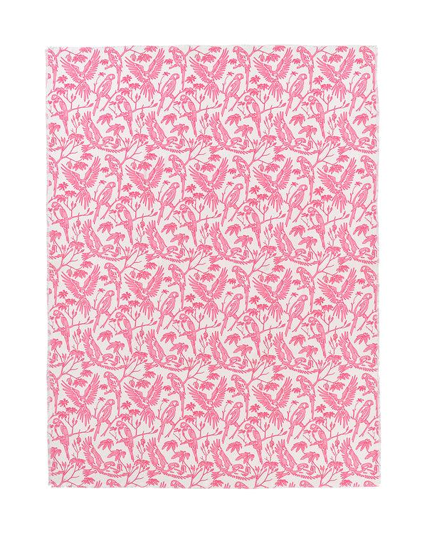 Pink House Mustique Silk Sarong PARROT