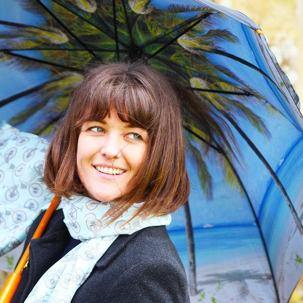 Pink House Mustique Umbrella PALM