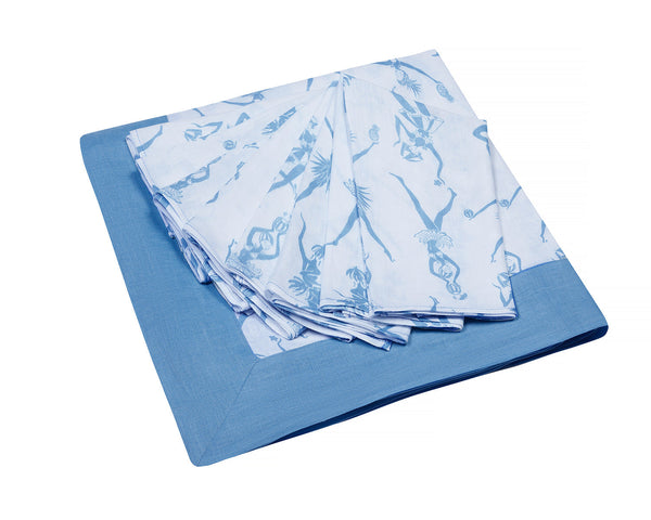 Pink House Mustique Tablecloth & Napkin Set FRUIT PUNCH