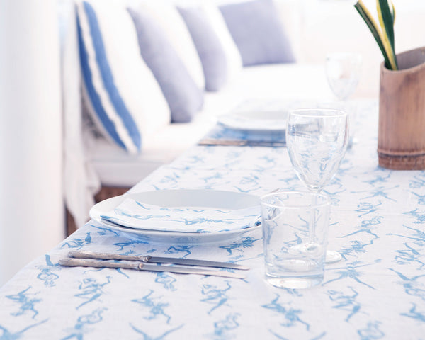 Pink House Mustique Tablecloth & Napkin Set FRUIT PUNCH