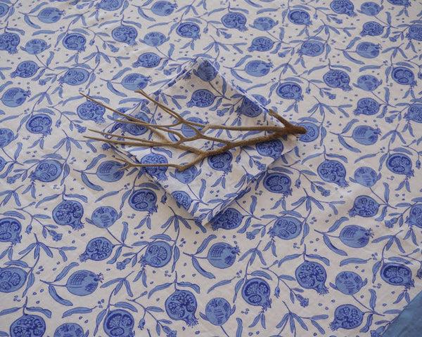 Pink House Mustique Tablecloth & Napkin Set POMEGRANATE