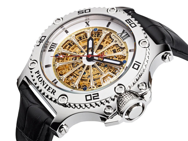 Pionier Automatic Barcelona GM-516-1 | Silver | Pionier Germany