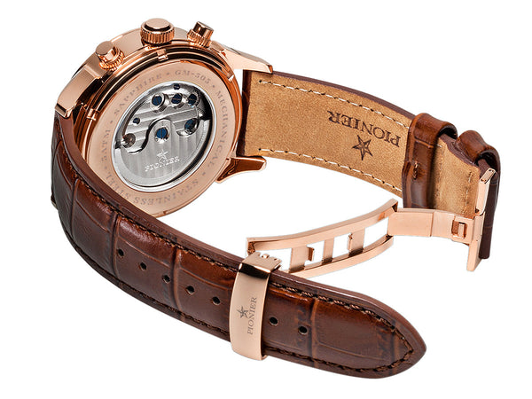 Pionier Automatic Florida Diamonds By Pionier Germany GM-505-11 | Rose |