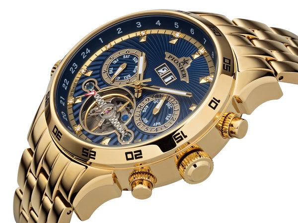 Pionier Automatic Florida Diamonds By Pionier Germany GM-505-12 | Gold |