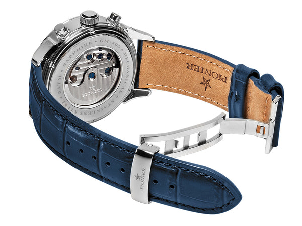 Pionier Automatic Florida Diamonds By Pionier Germany GM-505-9 | Silver |