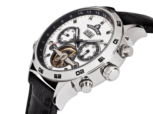 Pionier Automatic Florida Diamonds By Pionier GermanyGM-505-1 | Silver |