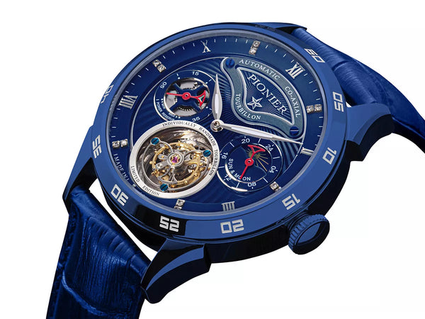 Pionier Geneva Automatic Tourbillon GM-902-10 Blue Pionier Germany