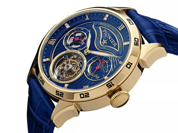 Pionier Geneva Automatic Tourbillon Pionier - GM-902-5 | Gold | Handmade German Watch