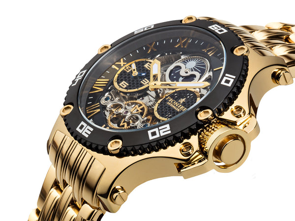 Pionier Hawaii Dual-Time GM-514-10 Gold Pionier Germany