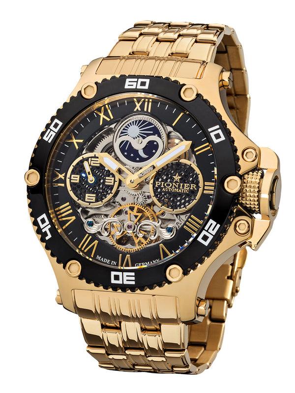 pionier Hawaii Dual-Time GM-514-10 Gold Pionier Germany