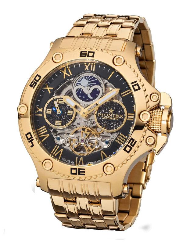 pionier Hawaii Dual Time GM-514-8 Gold Pionier Germany