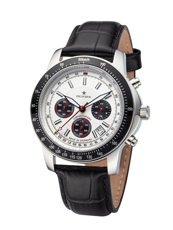 pionier Tirona- Chronograph- GM-550-1 Silver- Pionier Germany