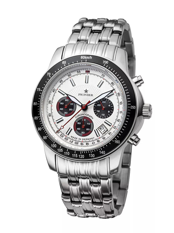 pionier Tirona- Chronograph- GM-550-7 Silver- Pionier Germany