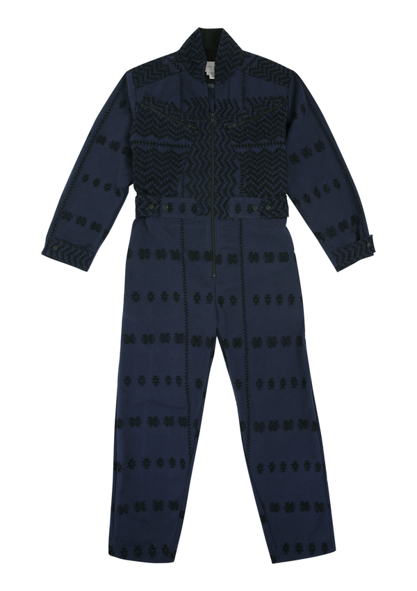Pippa Holt Jumpsuit No.293 Jumpsuit In Navy With Black Design