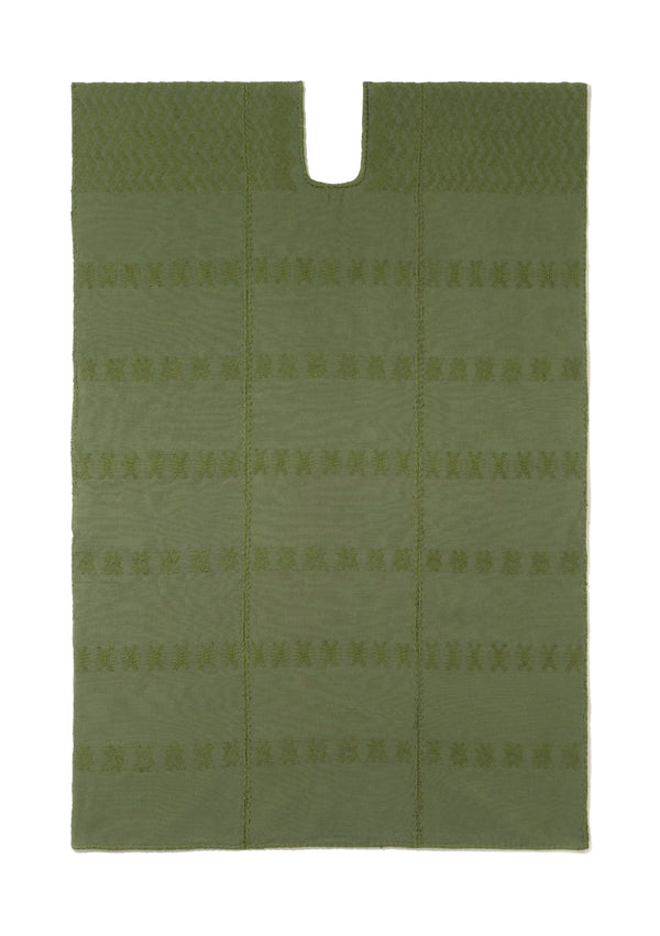 Pippa Holt Kaftan No.168 Three Panel Midi Kaftan In Khaki With Khaki Design