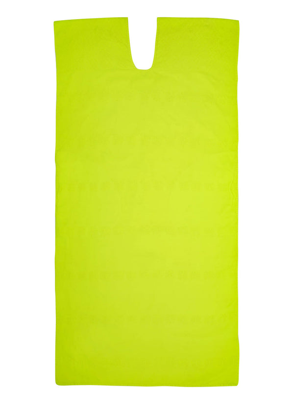 pippa holt Kaftan No.301 Single panel midi kaftan in neon yellow design