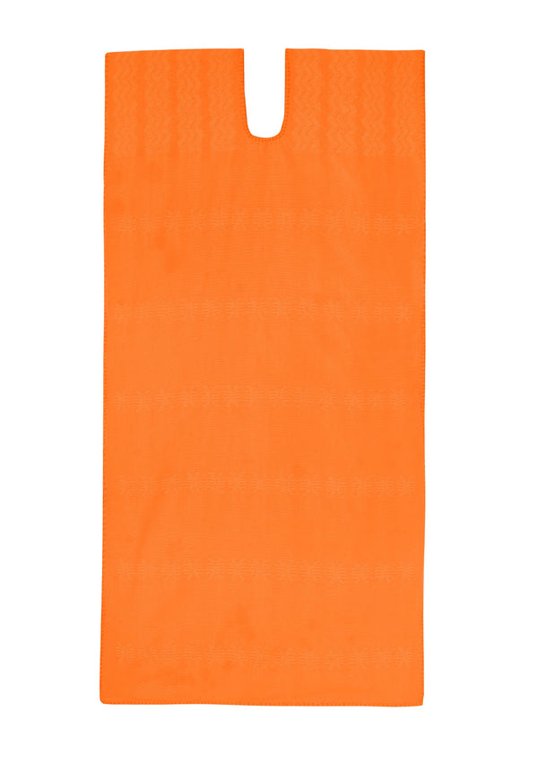 Pippa Holt Kaftan No.309 Single Panel Midi Kaftan In Neon Orange Design