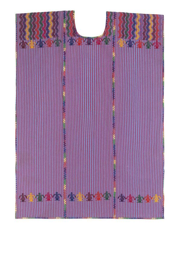 Pippa Holt Kaftan No.58 Three Panel Mini Magenta Kaftan And Multicoloured Motifs