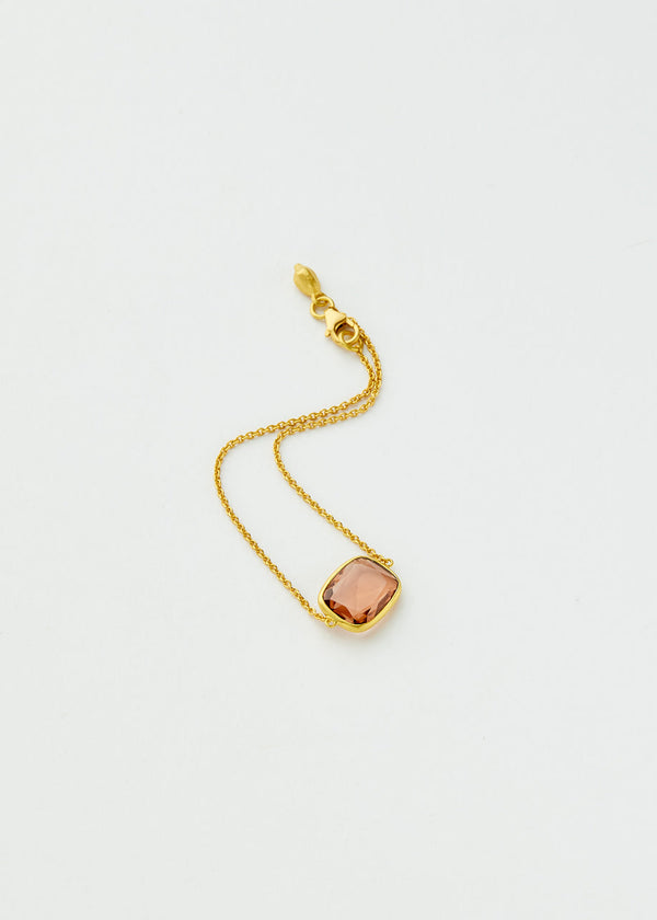 pippa small 18kt Gold Iris Orange Tourmaline Bracelet